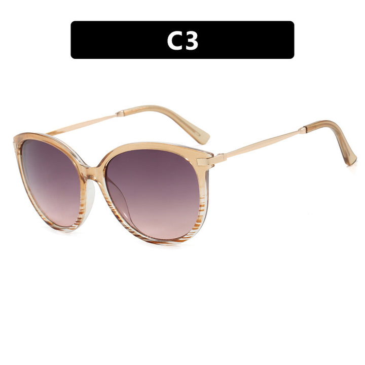 Dame solbriller i trendy Cat-Eye design med lett ramme og UV-beskyttelse Luvikno