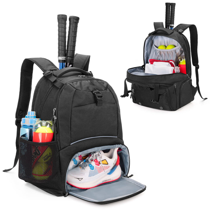 Unisex sporty ryggsekk med spesielle rom for sportsutstyr Luvikno