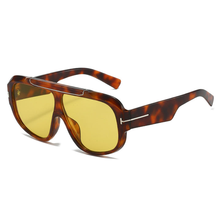 Dame sporty solbriller med stilfullt fullrammedesign Luvikno