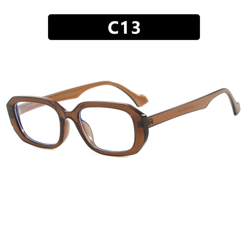 Dame moteriktig solbrille med elegant geometrisk design Luvikno