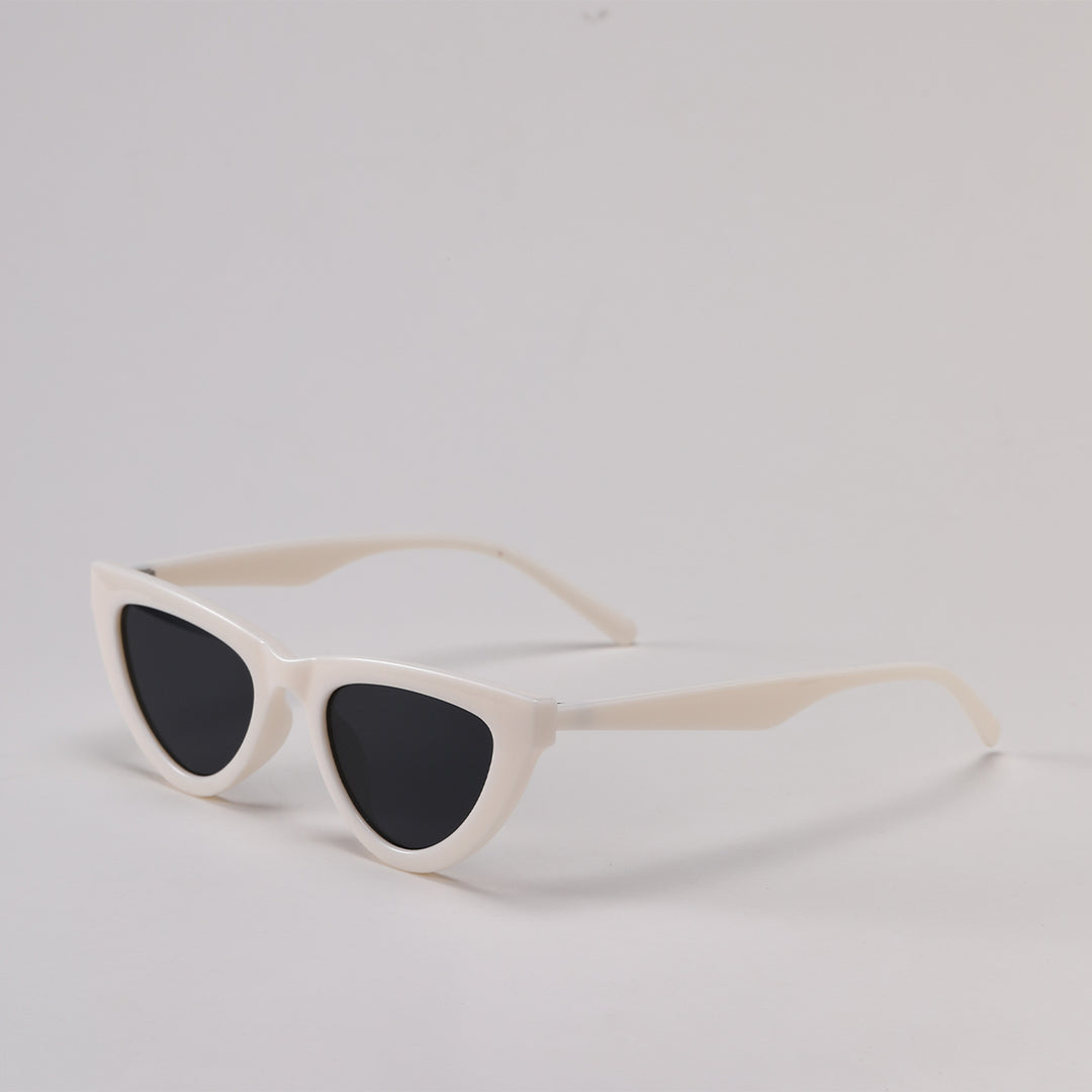 Dame Cat-Eye solbriller med moderne og lett ramme Luvikno