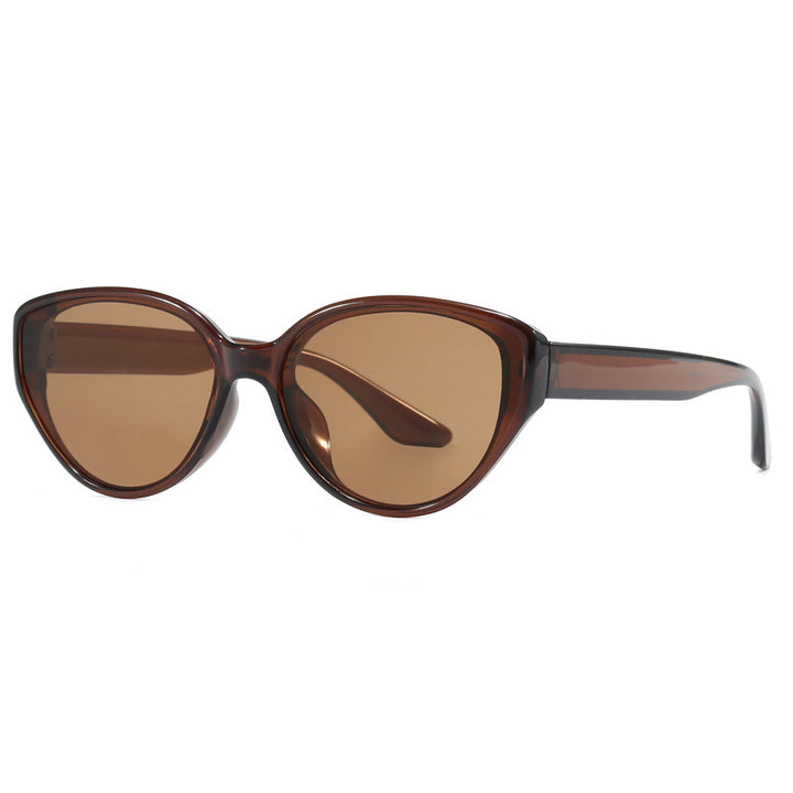 Dame Cat-Eye solbriller med moderne design Luvikno