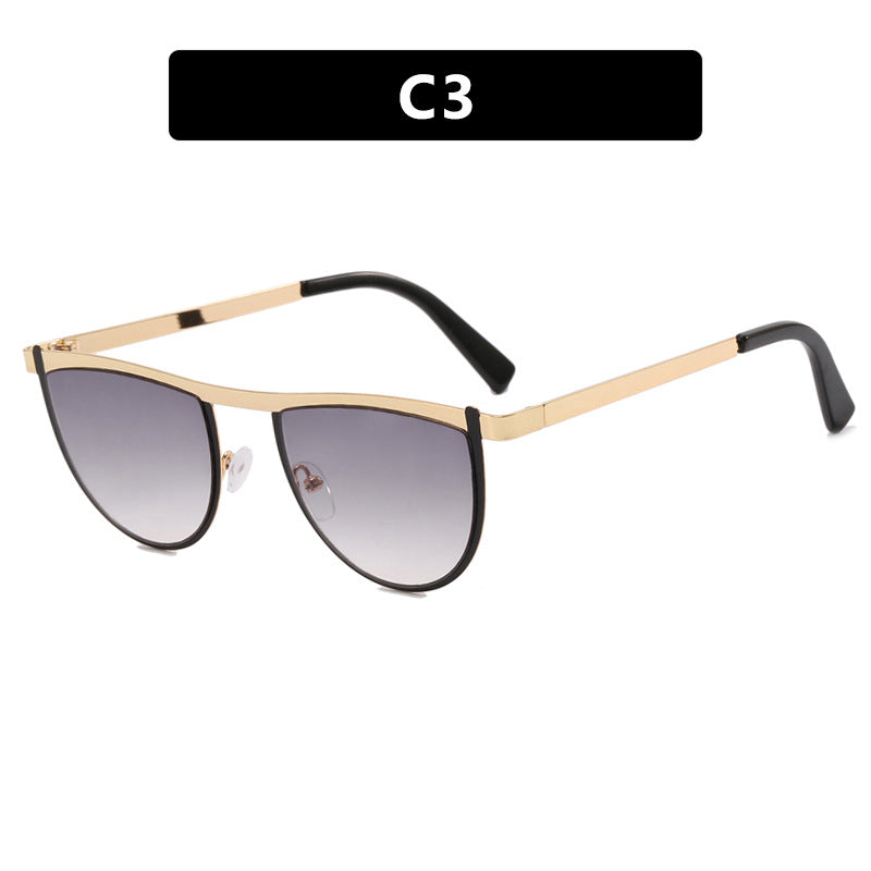 Dame elegant solbrille med moderne design og UV-beskyttelse Luvikno