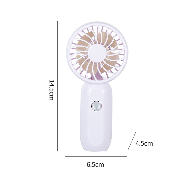 Dame Portable Mini Håndvifte med Ergonomisk Håndtak Skanto