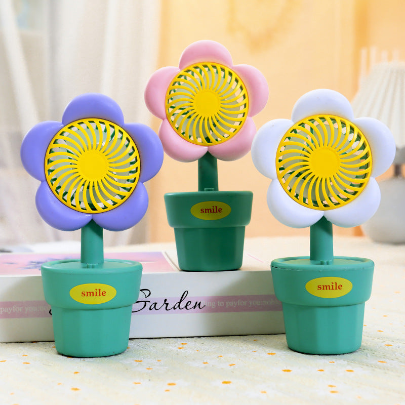 Dame Bærbar Mini-Ventilator med søtt dyredesign Luvikno