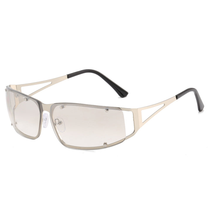 Damer sporty solbriller med trendy design og polariserte linser Luvikno