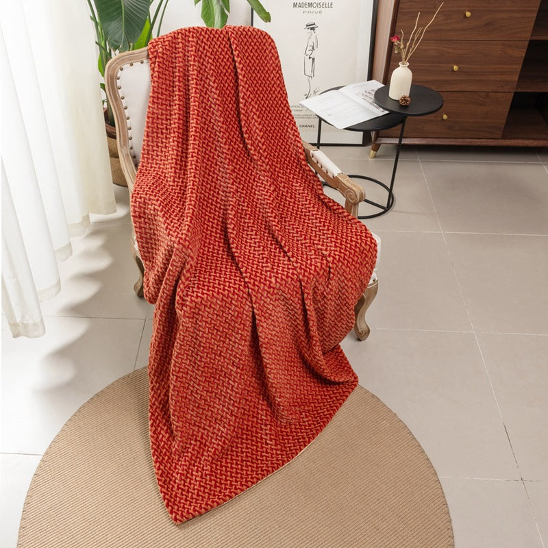 Damer myk og koselig mikrofiber-pledd Luvikno