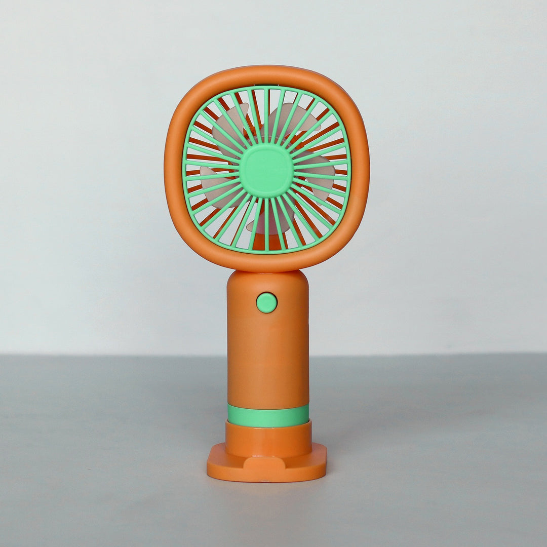 Unisex Håndholdt Vifte med ergonomisk design og praktisk ståfunksjon Luvikno