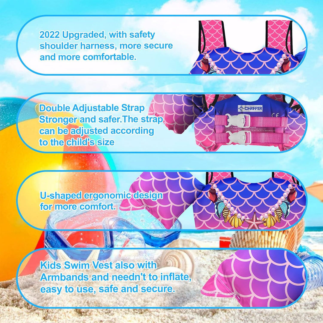 Dame svømmevingesystem med sikkerhetsbelte Luvikno
