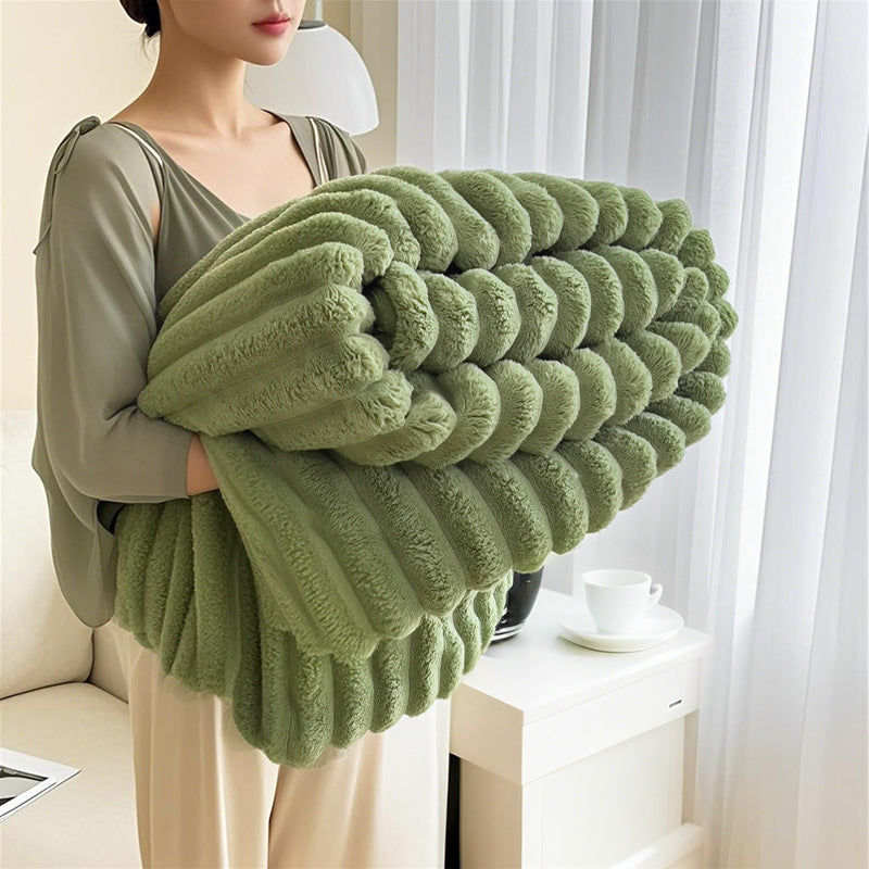 Dame luksus fleece-pledd Luvikno