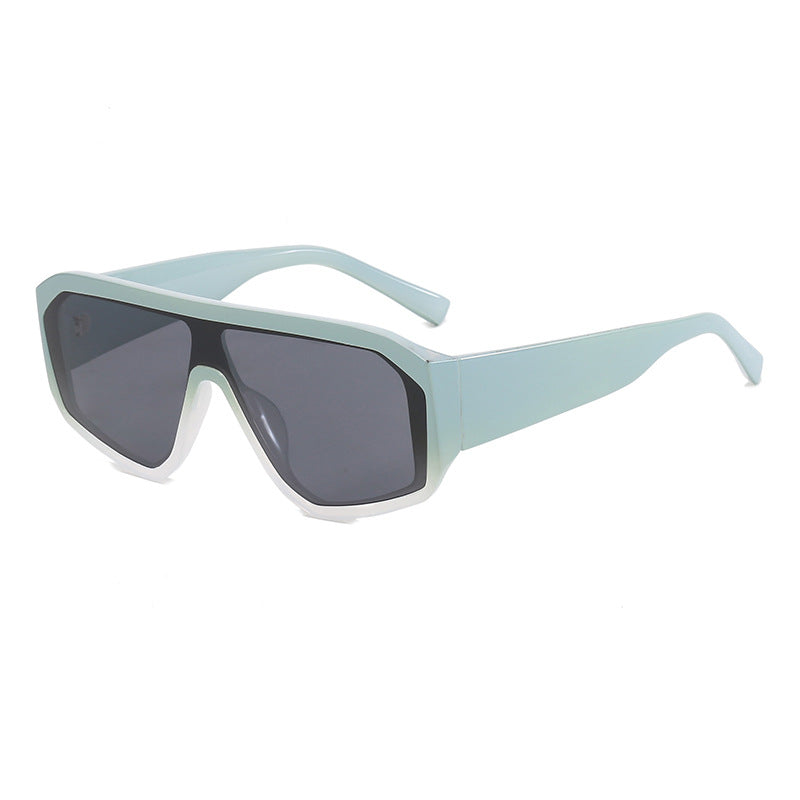 Dame Modiske Oversized-solbriller i futuristisk design Luvikno
