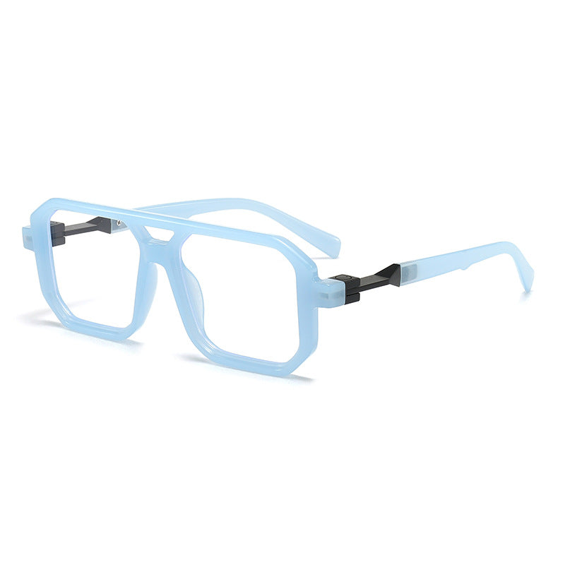 Dame stilige oversized solbriller med geometrisk ramme Luvikno