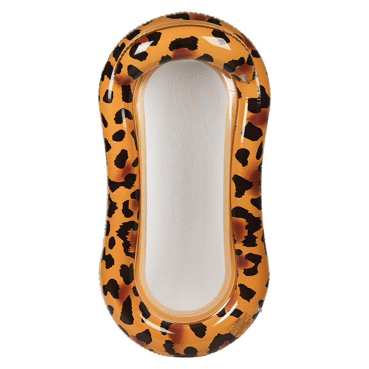 Kvinne Inflatable Luxury Swimming Lounge med solbeskyttelse Luvikno
