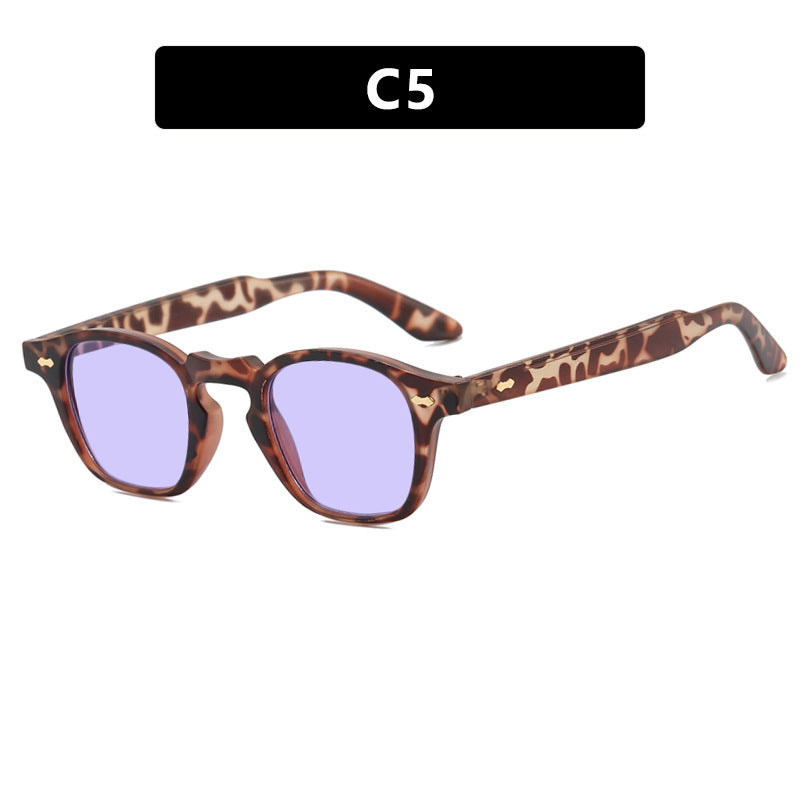 Dame geometrisk solbrille med beskyttende UV-filter og moderne design Luvikno
