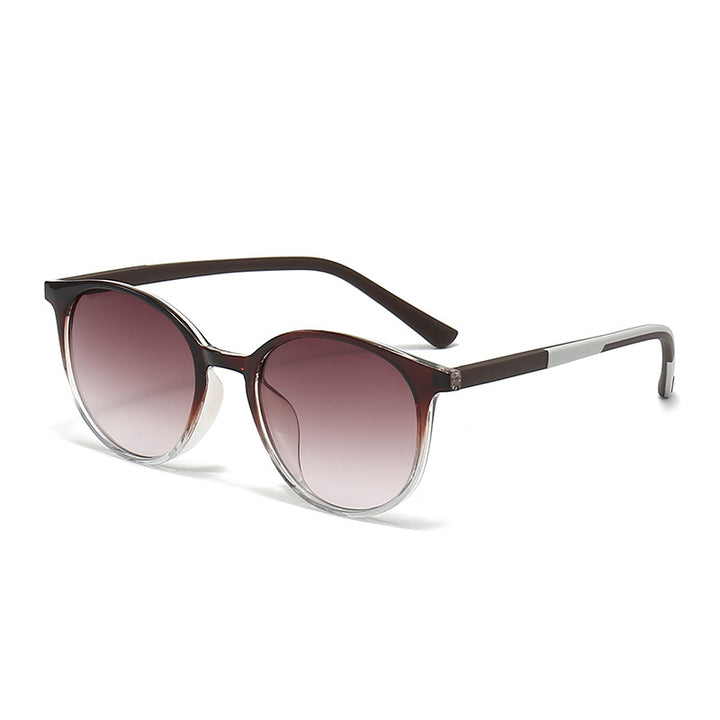 Dame cat-eye solbrille med optisk UV-beskyttelse og moteramme Luvikno