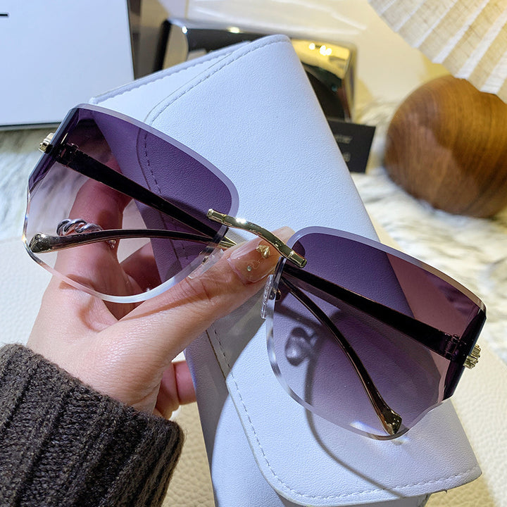 Dame eksklusiv geometrisk solbrille Luvikno