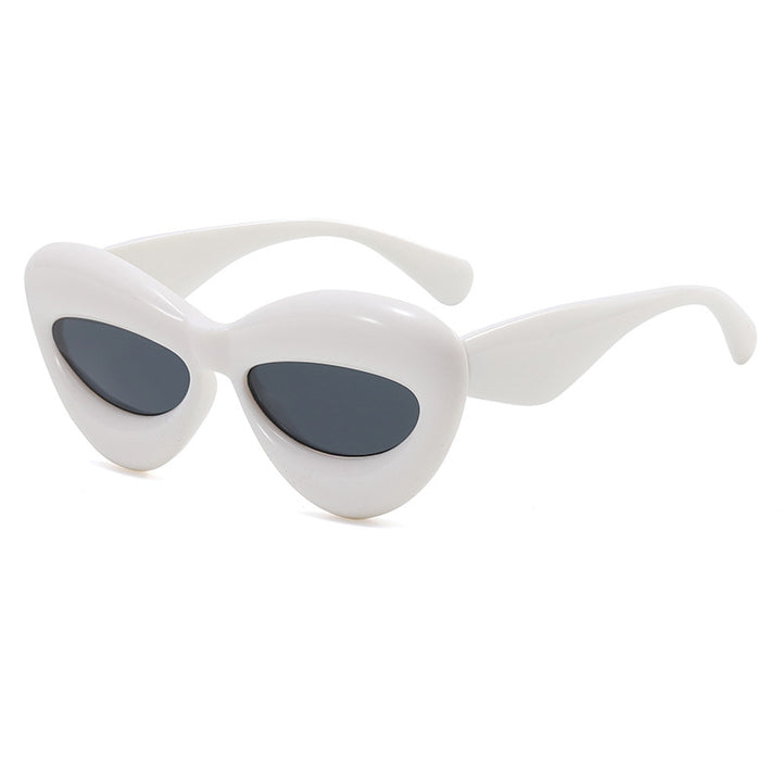 Dame kreative designer solbriller i cat-eye stil Luvikno