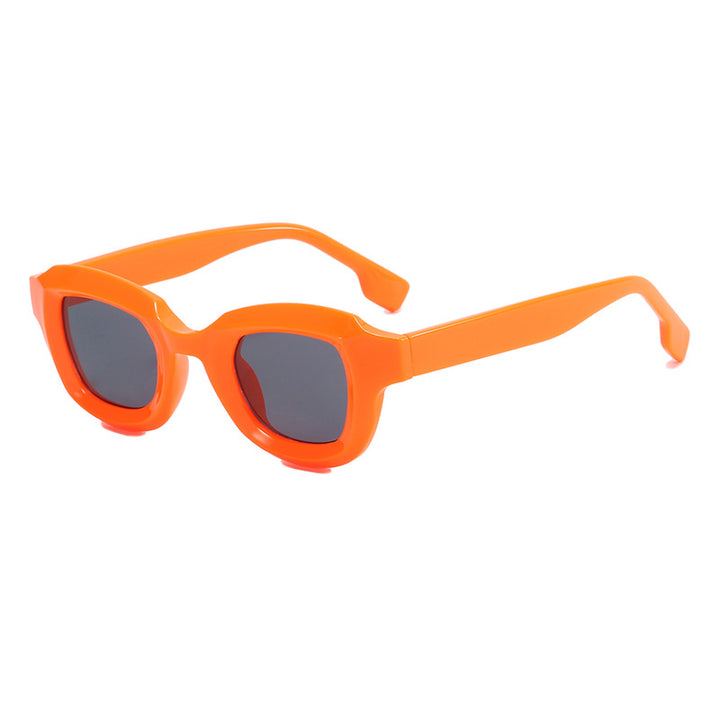Dame Moderne Geometrisk Solbrille Luvikno
