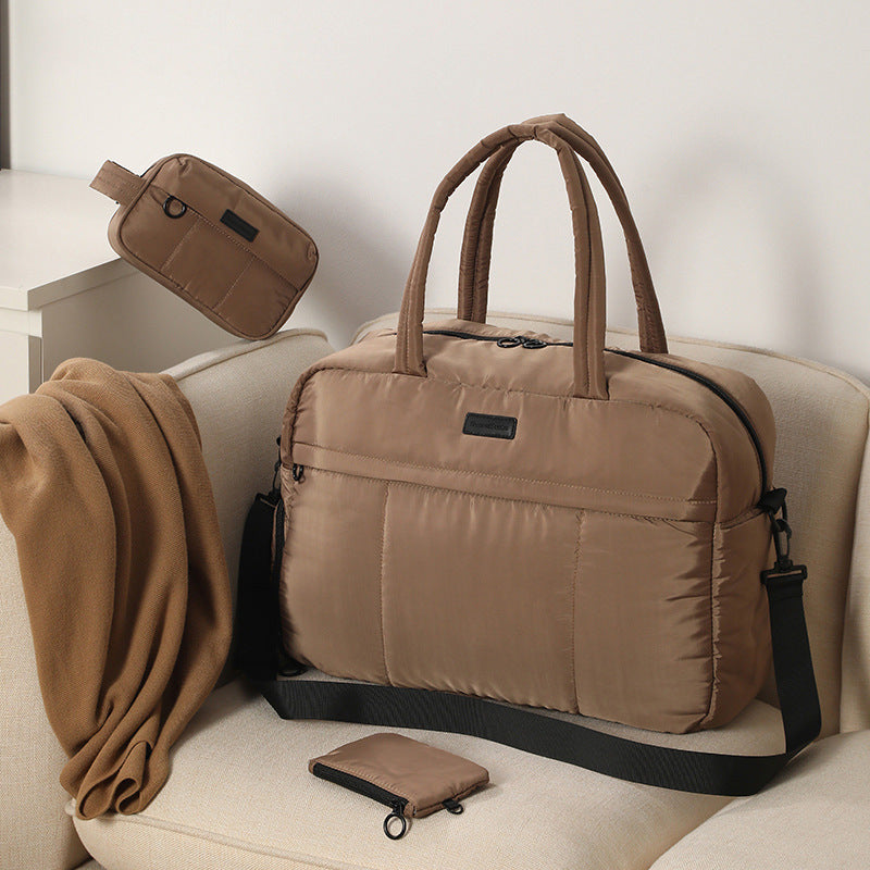 Dames elegant tote bag med avtakbar skulderveske Luvikno