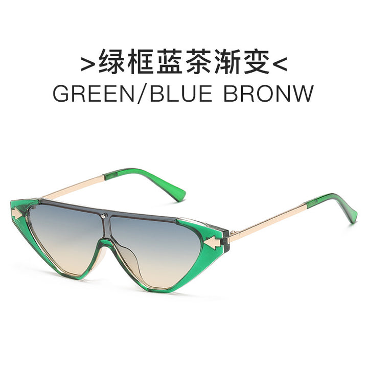 Dame futuristisk solbrille med markant design Luvikno