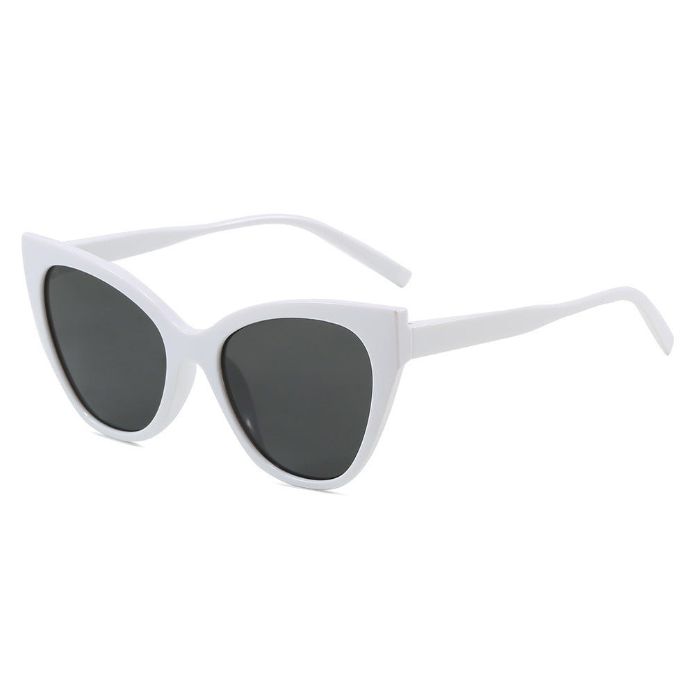 Dame Cat-Eye solbriller med UV-beskyttelse og moderne ramme Luvikno