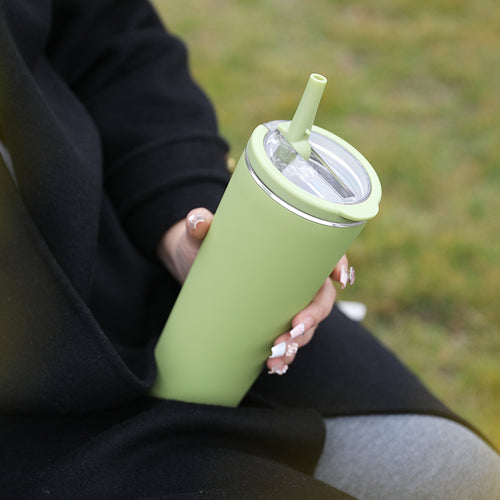 Kvinners isolerte drikkekopp med elegant silikonbelegg Luvikno