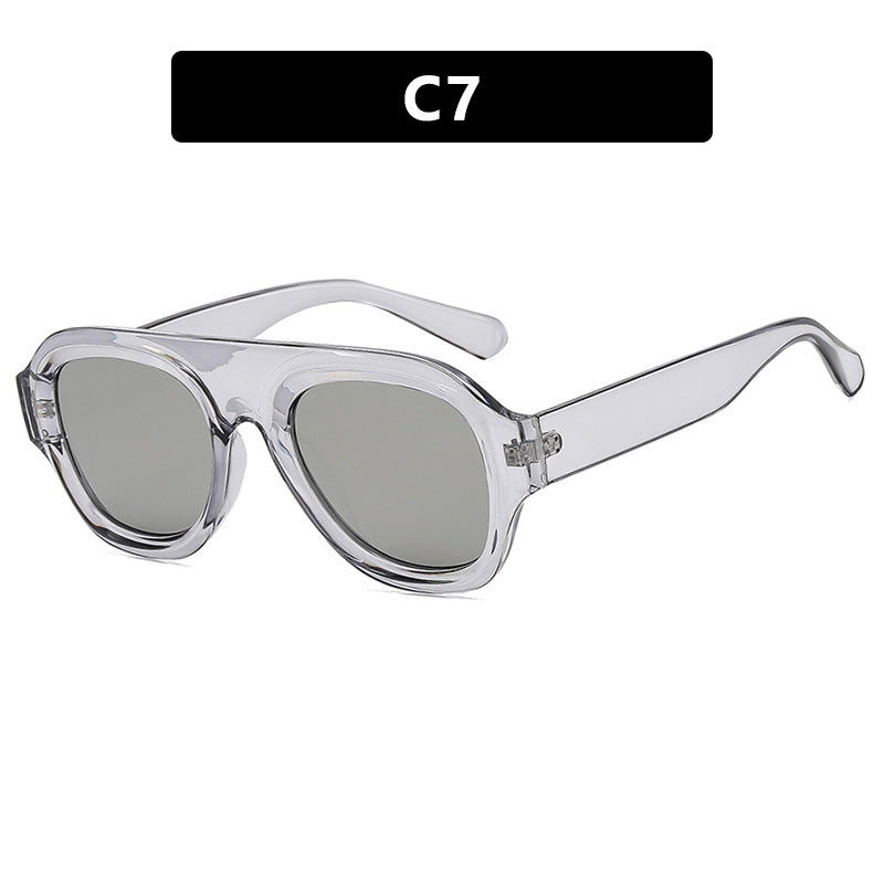 Damer oversized solbrille med moderne design og UV-beskyttelse Luvikno