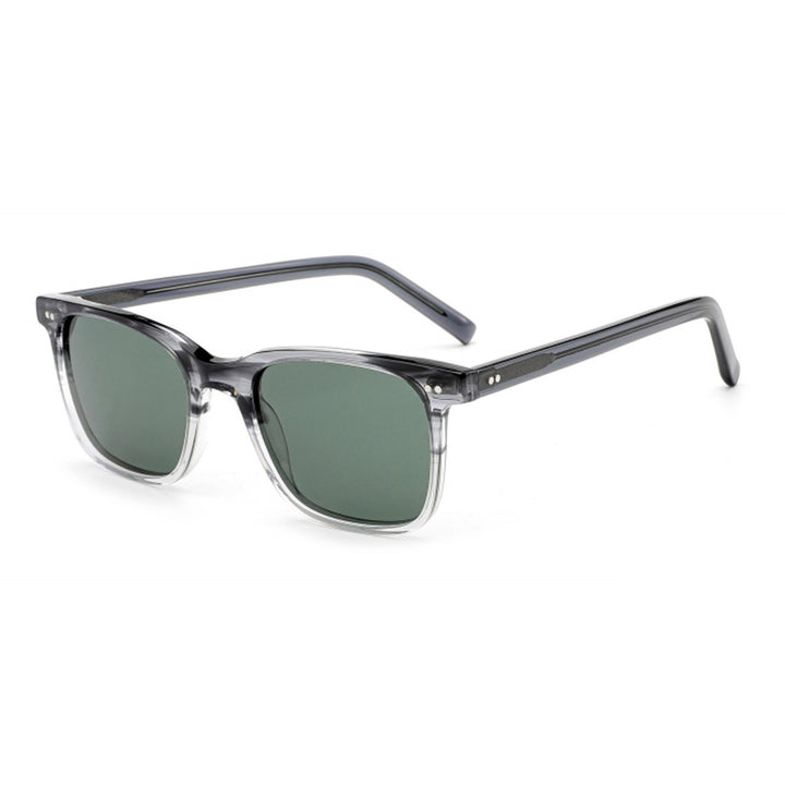 Dame solbriller i moderne, transparent design med polariserte linser Luvikno