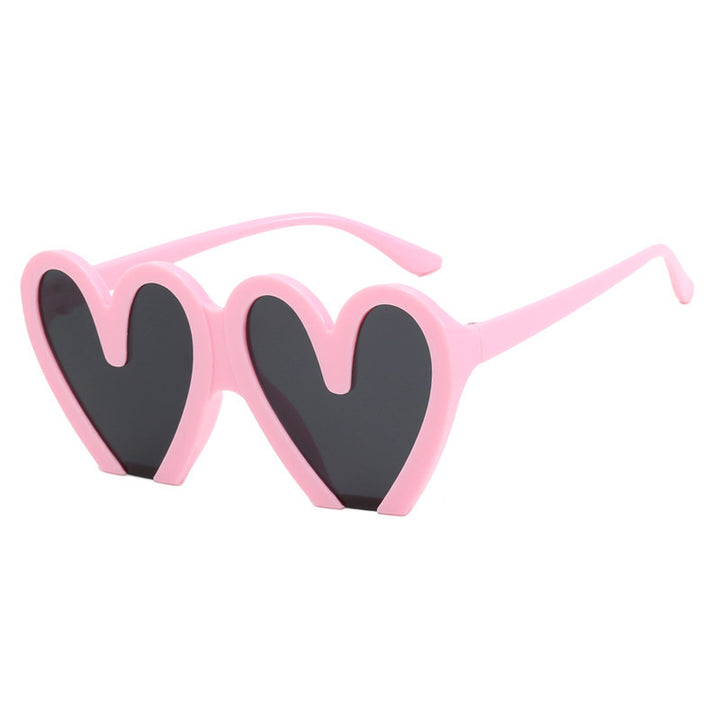 Dame hjerteformet solbrille Luvikno 1780928954