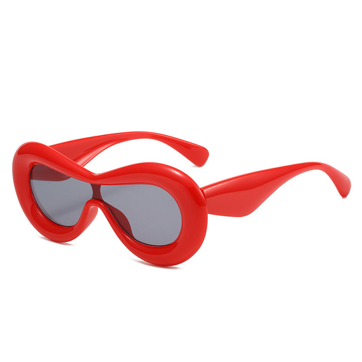 Damer futuristisk øyemaske solbrille Luvikno