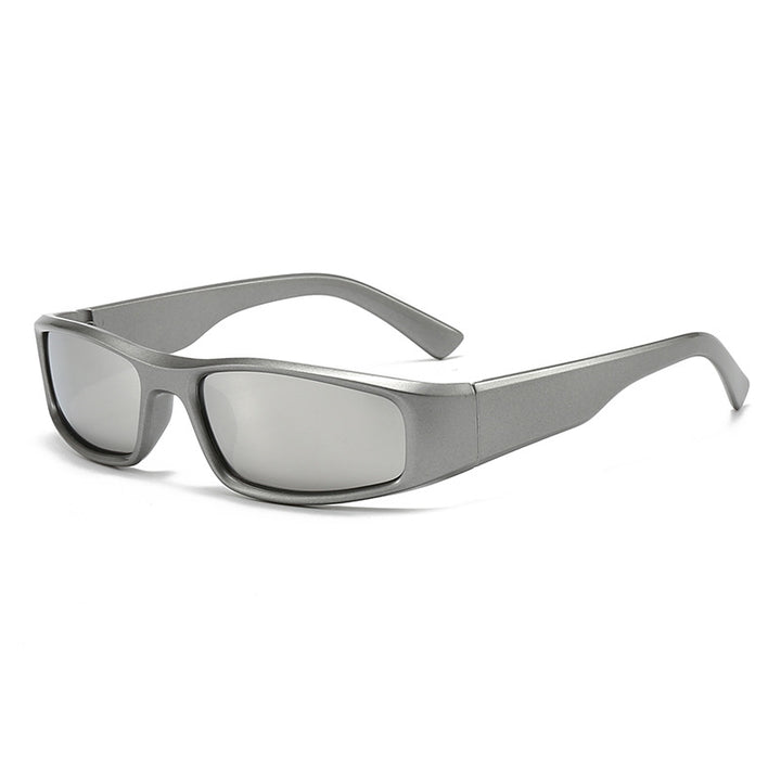 Dame sporty solbriller med robust ramme Luvikno