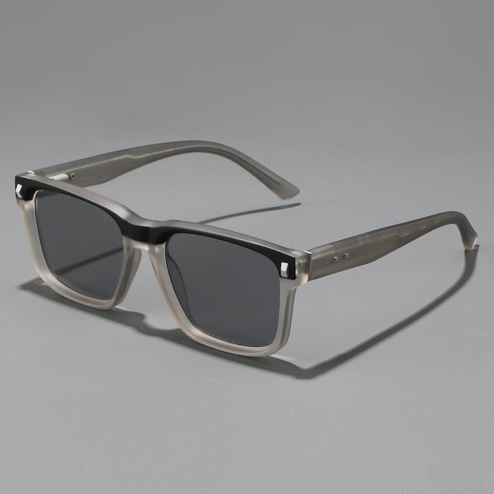 Dame Fashion-solbrille med UV400-beskyttelse og moderne, kantete design Luvikno