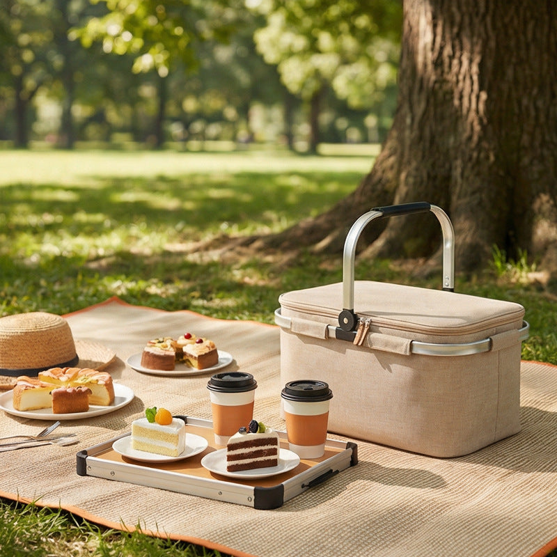 Damer Flettet Picnic Korb Luvikno