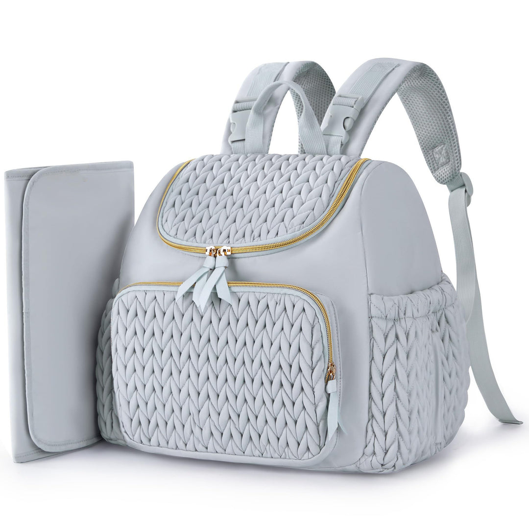 Dames Fashion Ryggsekk med Vevd Design Luvikno