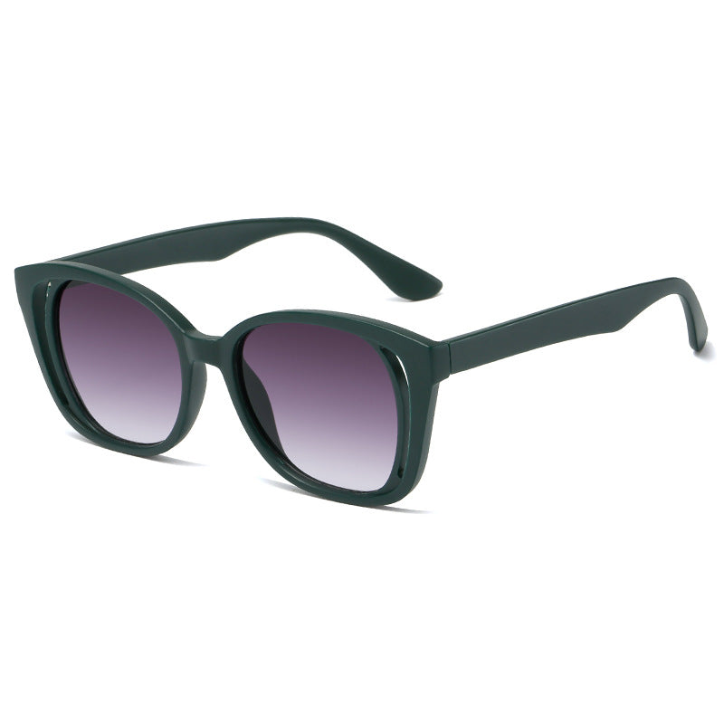 Dame stilige Cat-Eye solbriller med robust ramme Luvikno