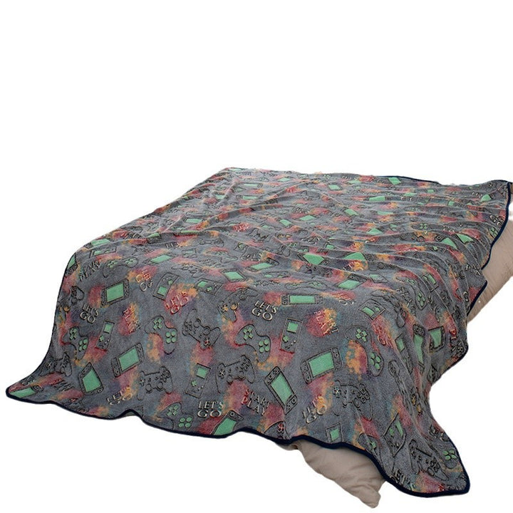 Dame kosesl blanket med gaming-motiv Luvikno