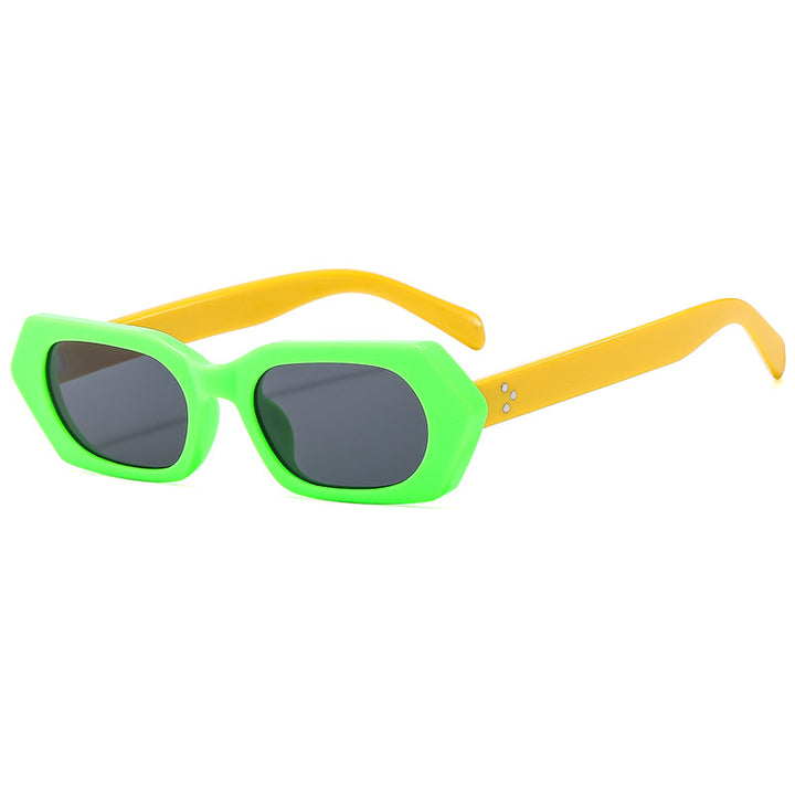 Damer moteriktig solbrille med stilig geometrisk design Luvikno
