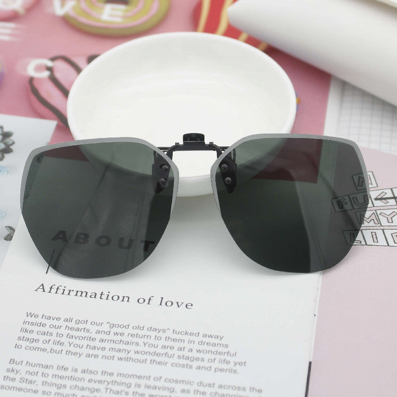 Dame moterik Oversized-solbrille med kvadratisk design Luvikno