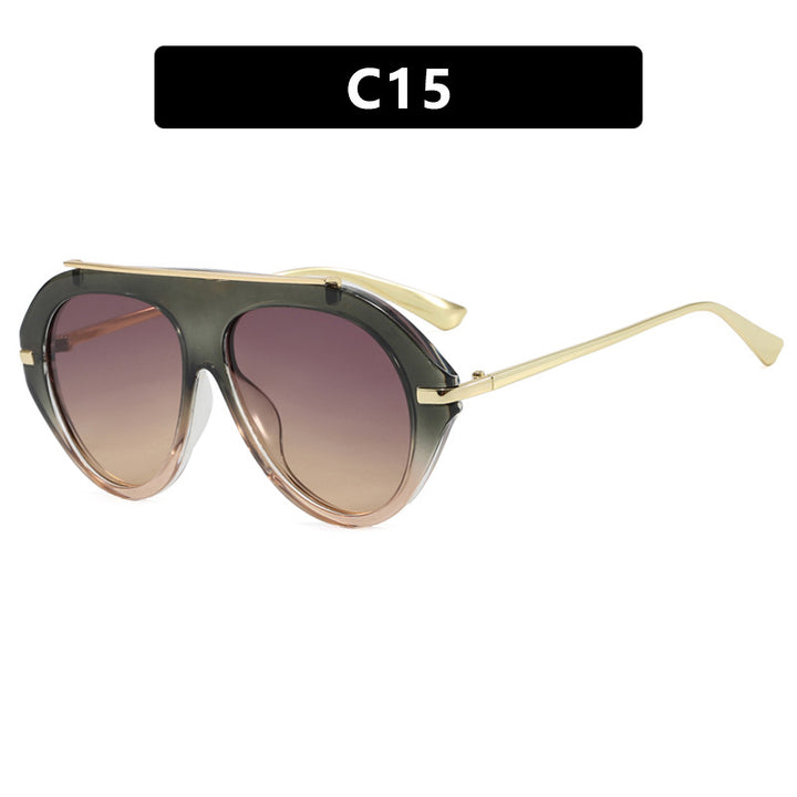 Dame solbrille i elegant heksagon-design Luvikno