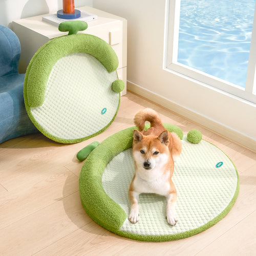 Unisex nan rund babykrabblematt med ergonomisk nakkepute og sklisikker bunn Luvikno