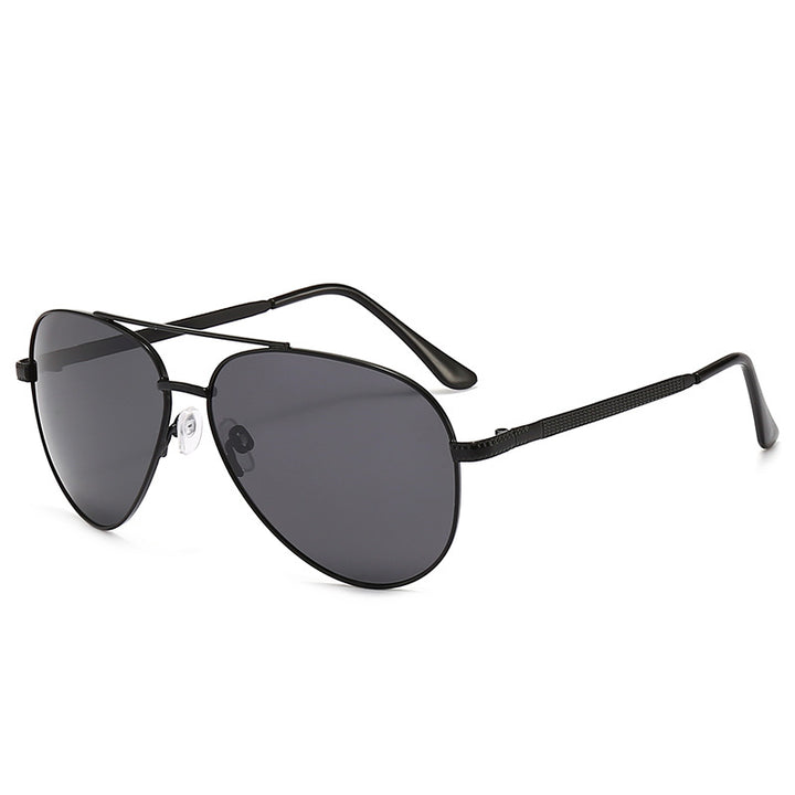 Herre elegant retro-pilot solbrille Luvikno