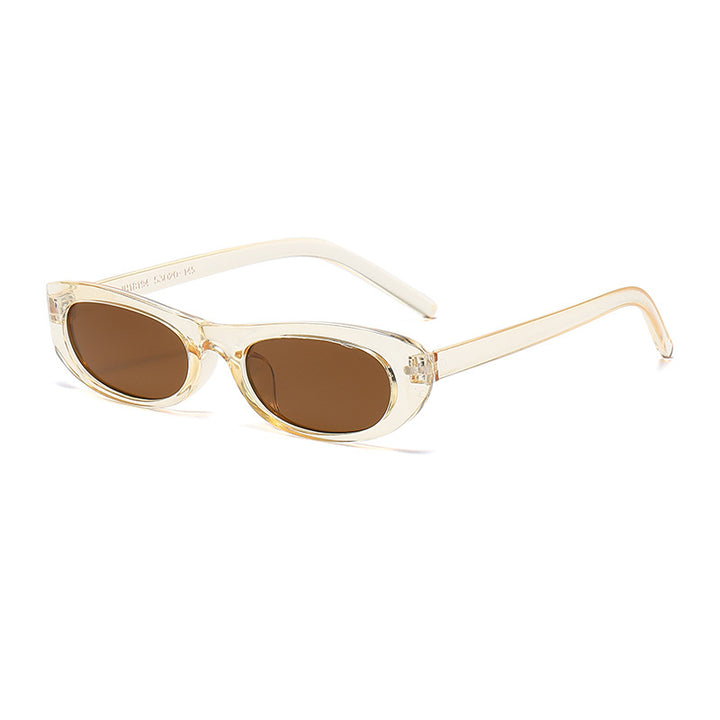 Dame moteriktig solbrille i elegant cat-eye stil Luvikno