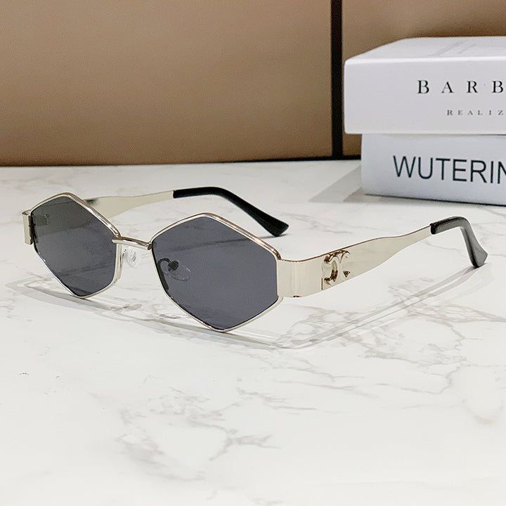 Damer geometrisk Cat-Eye solbriller Luvikno