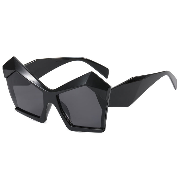 Dame geometrisk designerbrille Luvikno