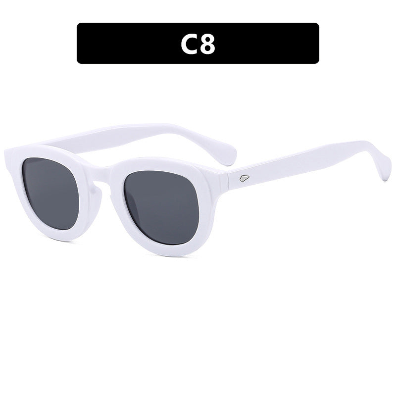 Dame stilige Cat-Eye solbriller med elegant ramme og polariserte linser Luvikno