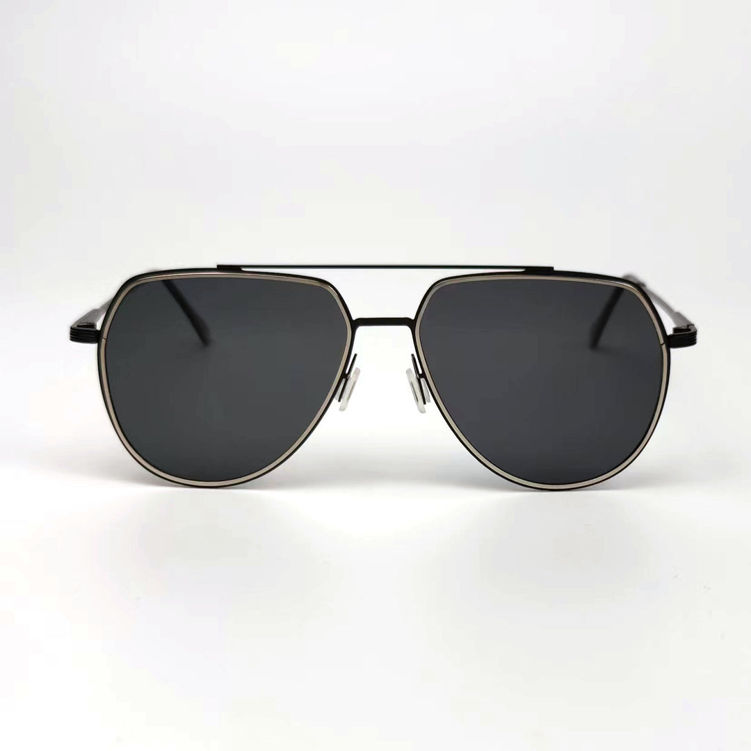 Herre elegant pilot-solbrille med polariserte glass Luvikno