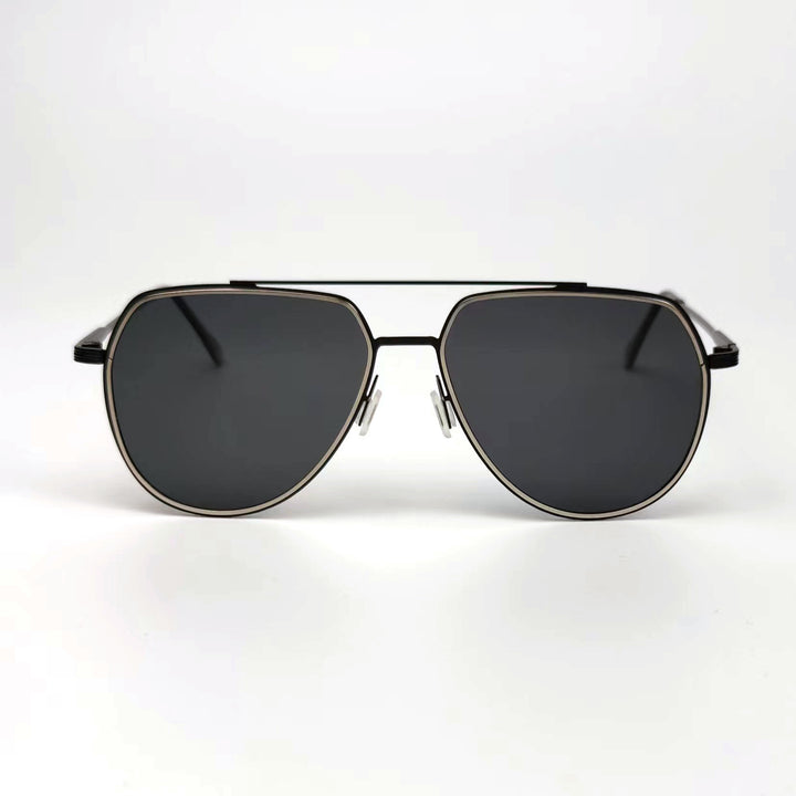 Herre elegant pilot-solbrille med polariserte glass Luvikno