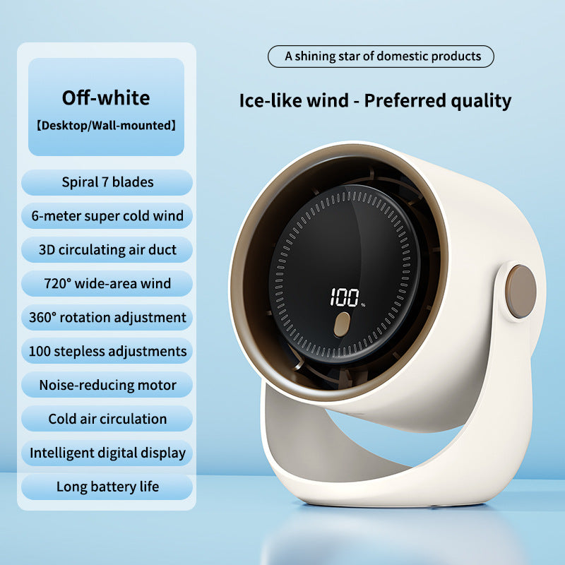Unisex Digital Air Circulator Vifte Luvikno
