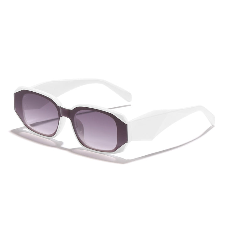 Dames moteriktig solbrille i kantet design med UV-beskyttelse Luvikno