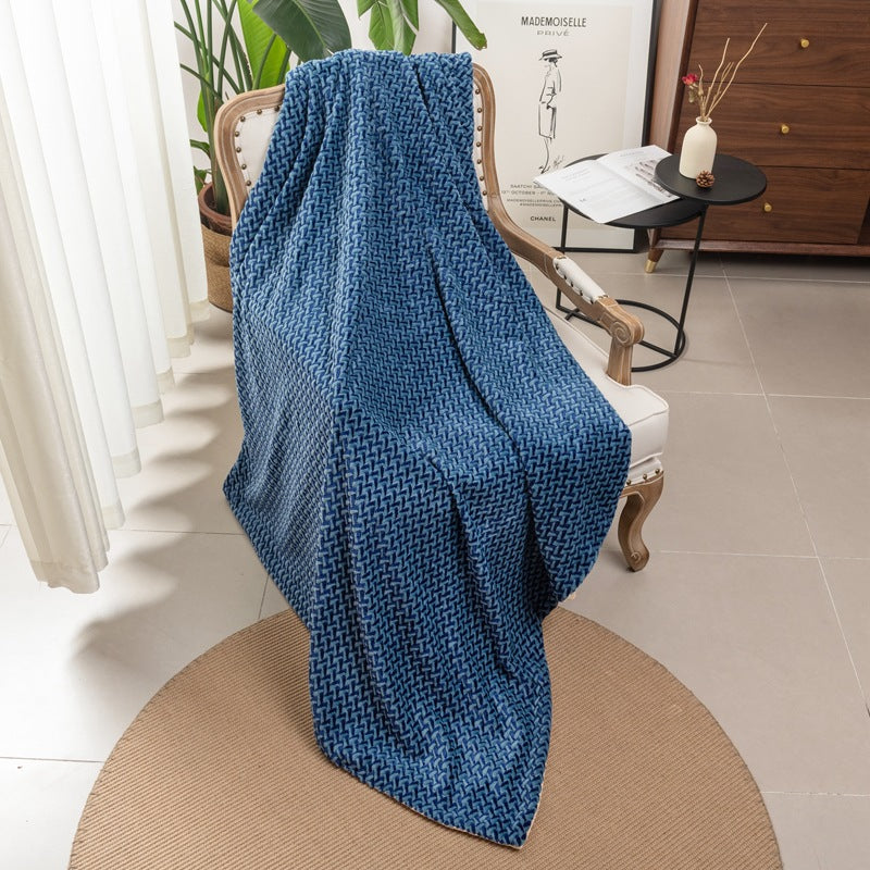 Damer myk og koselig mikrofiber-pledd Luvikno